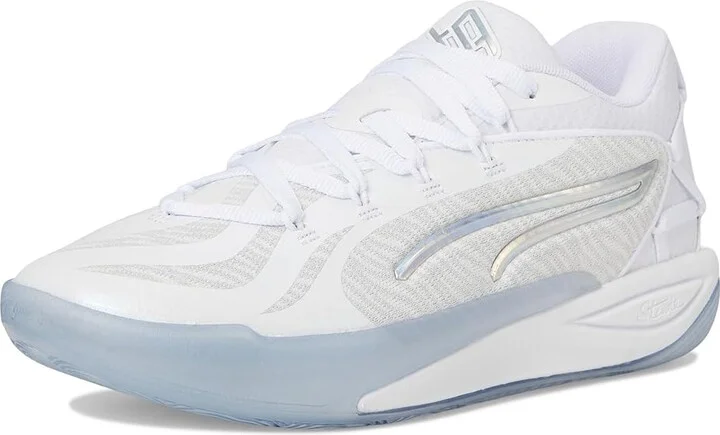PUMA Stewie Basketball Shoes Women's Basketball Shoes White : 9 B - Medium, Synthetic/Textile - Image 5