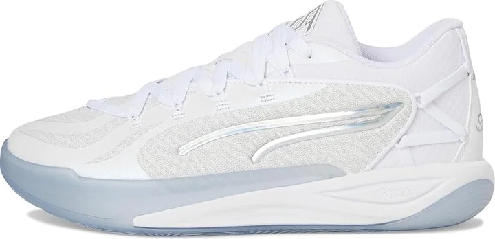 PUMA Stewie Basketball Shoes Women's Basketball Shoes White : 9 B - Medium, Synthetic/Textile - Image 6
