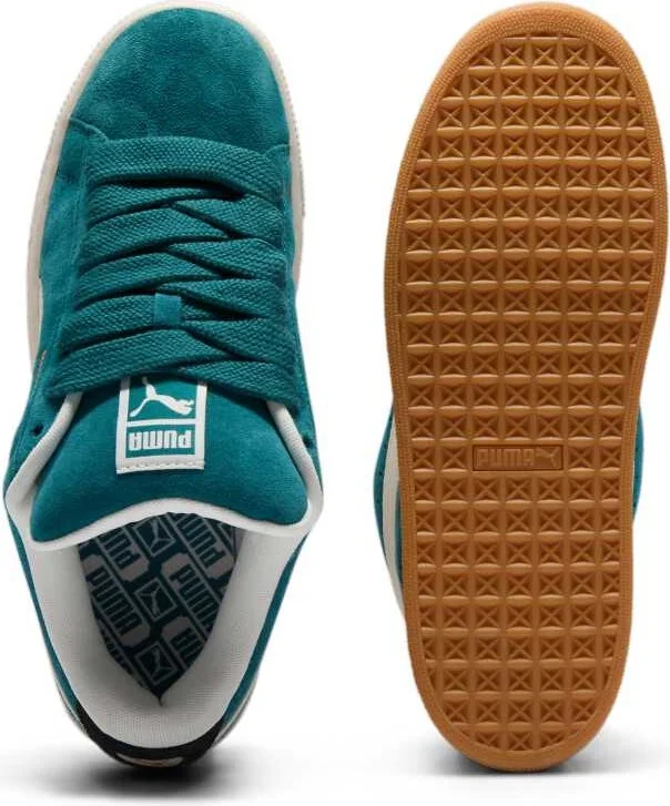 PUMA Suede XL Levels sneakers in green and white - Image 2