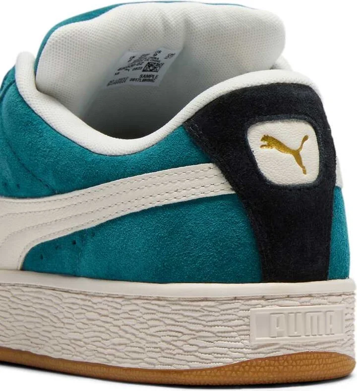 PUMA Suede XL Levels sneakers in green and white - Image 4