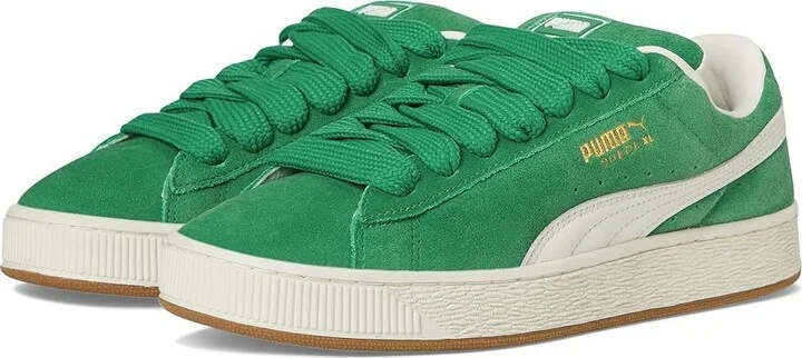 PUMA Suede Xl Shoes Men's Shoes Archive Green/Vapor Gray : 12 D - Medium, Leather/Suede