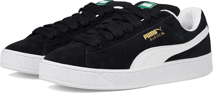 PUMA Suede Xl Shoes Men's Shoes Puma Black/Puma White : 7.5 D - Medium, Leather/Suede