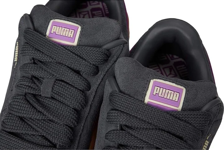 PUMA Suede Xl Women's Lace up casual Shoes Galactic Gray/Wild Berry : 8.5 B - Medium, Leather/Suede - Image 7