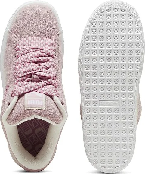 PUMA Suede Xl Women's Lace up casual Shoes Mauve Mist/Puma White : 9.5 B - Medium, Leather/Suede - Image 2