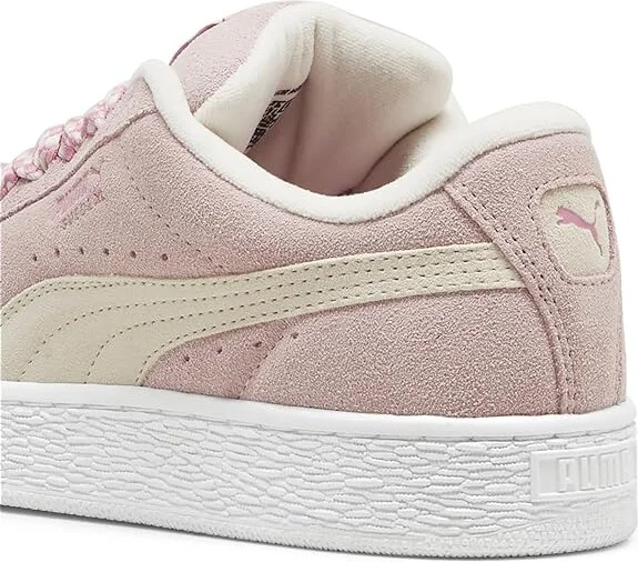 PUMA Suede Xl Women's Lace up casual Shoes Mauve Mist/Puma White : 9.5 B - Medium, Leather/Suede - Image 3