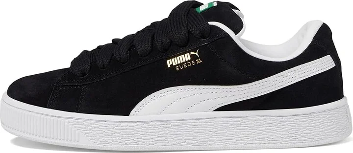 PUMA Suede Xl Women's Lace up casual Shoes Puma Black/Puma White : 9.5 B - Medium, Leather/Suede - Image 6