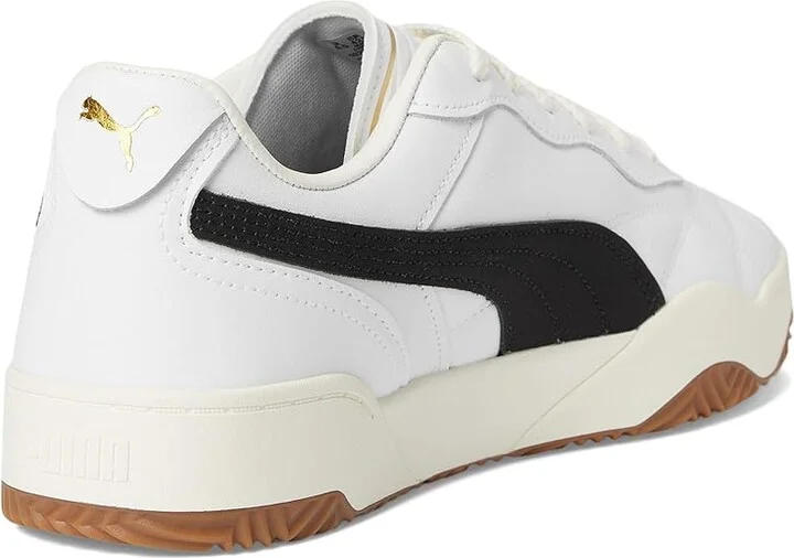 PUMA Tifosi Lux Shoes Men's Snow Shoes Puma White/Puma Black/Gum : 13 D - Medium, Leather - Image 4