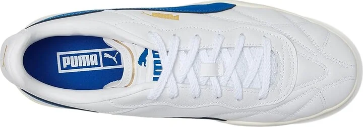 PUMA Tifosi Lux Shoes Men's Snow Shoes Puma White/Puma Team Royal/Gum : 9 D - Medium, Leather - Image 2
