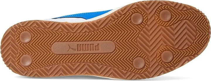 PUMA Tifosi Lux Shoes Men's Snow Shoes Puma White/Puma Team Royal/Gum : 9 D - Medium, Leather - Image 3