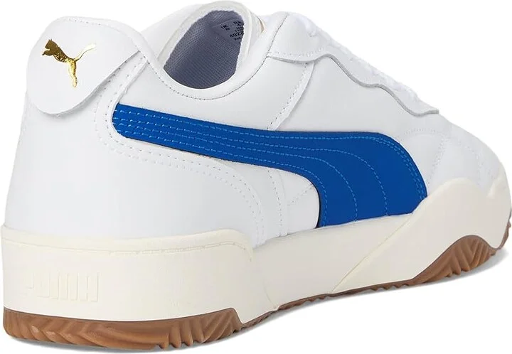 PUMA Tifosi Lux Shoes Men's Snow Shoes Puma White/Puma Team Royal/Gum : 9 D - Medium, Leather - Image 4