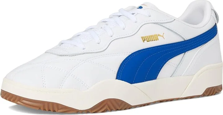 PUMA Tifosi Lux Shoes Men's Snow Shoes Puma White/Puma Team Royal/Gum : 9 D - Medium, Leather - Image 5