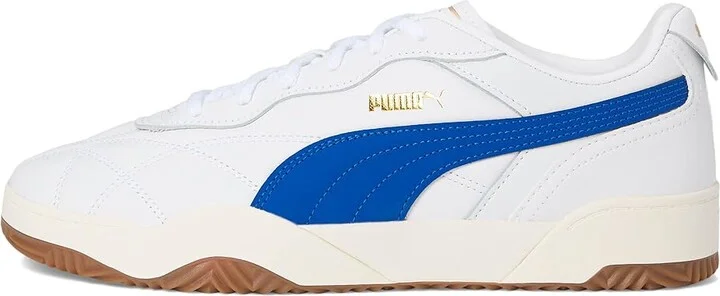 PUMA Tifosi Lux Shoes Men's Snow Shoes Puma White/Puma Team Royal/Gum : 9 D - Medium, Leather - Image 6