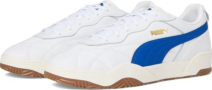 PUMA Tifosi Lux Shoes Men's Snow Shoes Puma White/Puma Team Royal/Gum : 9 D - Medium, Leather