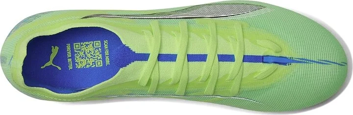 PUMA Ultra 5 Match Firm, Artificial Ground Soccer Cleats Men's Soccer Shoes Fizzy Apple/PUMA White/Bluemazing : 10.5 D - Medium - Image 2