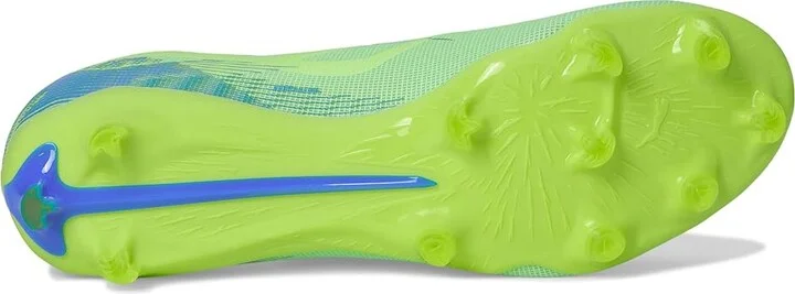 PUMA Ultra 5 Match Firm, Artificial Ground Soccer Cleats Men's Soccer Shoes Fizzy Apple/PUMA White/Bluemazing : 10.5 D - Medium - Image 3