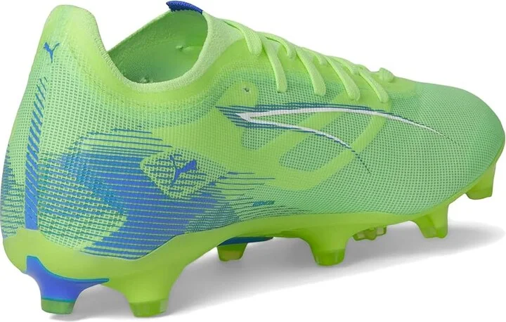 PUMA Ultra 5 Match Firm, Artificial Ground Soccer Cleats Men's Soccer Shoes Fizzy Apple/PUMA White/Bluemazing : 10.5 D - Medium - Image 4