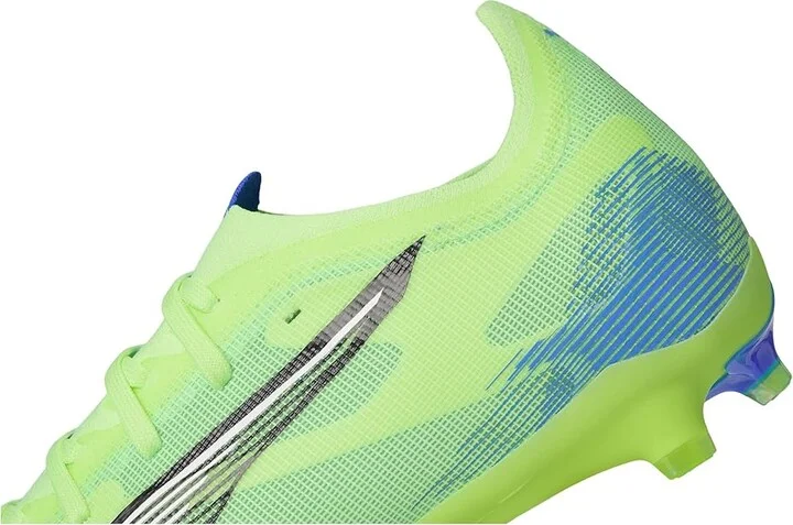 PUMA Ultra 5 Match Firm, Artificial Ground Soccer Cleats Men's Soccer Shoes Fizzy Apple/PUMA White/Bluemazing : 10.5 D - Medium - Image 7