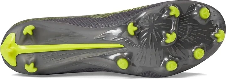 PUMA Ultra 5 Match Firm, Artificial Ground Soccer Cleats Men's Soccer Shoes Matte Aged Silver-Yellow Alert-Puma Aged Silver : 10.5 D - Medium - Image 3