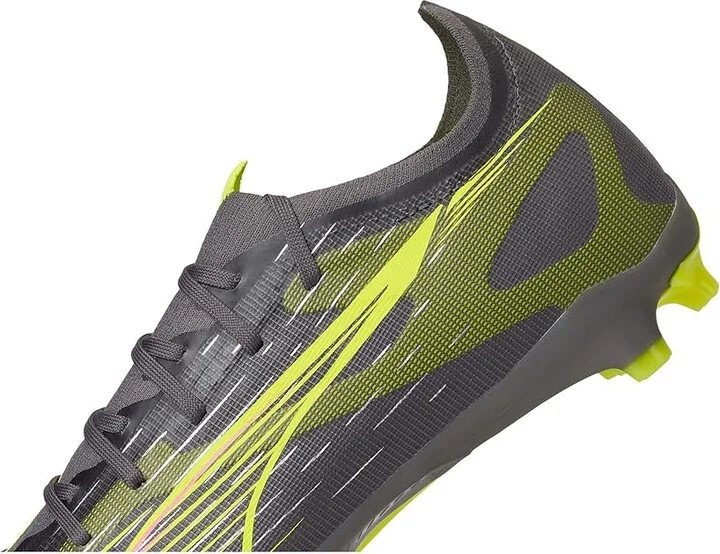 PUMA Ultra 5 Match Firm, Artificial Ground Soccer Cleats Men's Soccer Shoes Matte Aged Silver-Yellow Alert-Puma Aged Silver : 10.5 D - Medium - Image 7