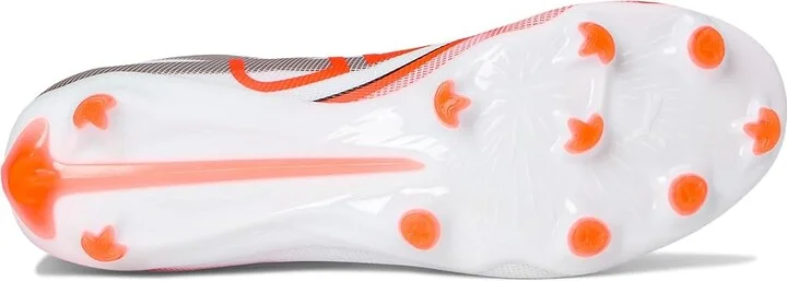 PUMA Ultra 5 Match+ Firm, Artificial Ground Soccer Cleats Women's Soccer Shoes Puma White-Puma Black-Glowing Red : 10.5 B - Medium, Leather - Image 3