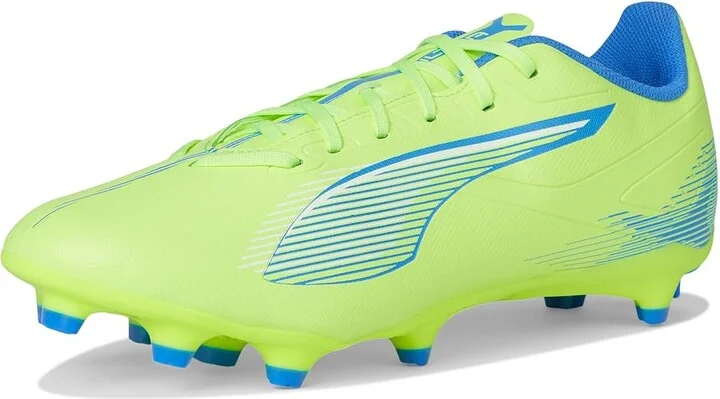 PUMA Ultra 5 Play Firm, Artificial Ground Soccer Cleats Men's Soccer Shoes Fizzy Apple-Puma White-Bluemazing : 9 D - Medium - Image 5