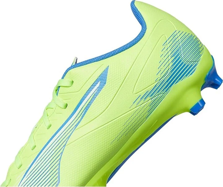 PUMA Ultra 5 Play Firm, Artificial Ground Soccer Cleats Men's Soccer Shoes Fizzy Apple-Puma White-Bluemazing : 9 D - Medium - Image 7
