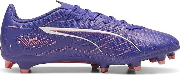 PUMA Ultra 5 Play Firm, Artificial Ground Soccer Cleats Men's Soccer Shoes Lapis Lazuli-Puma White-Sunset Glow : 8 D - Medium - Image 7