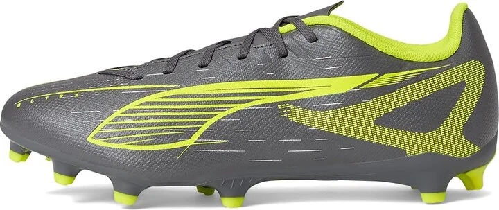 PUMA Ultra 5 Play Firm, Artificial Ground Soccer Cleats Men's Soccer Shoes Matte Aged Silver-Yellow Alert-Puma Aged Silver : 8.5 D - Medium - Image 6