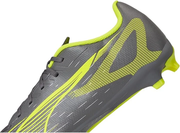 PUMA Ultra 5 Play Firm, Artificial Ground Soccer Cleats Men's Soccer Shoes Matte Aged Silver-Yellow Alert-Puma Aged Silver : 8.5 D - Medium - Image 7