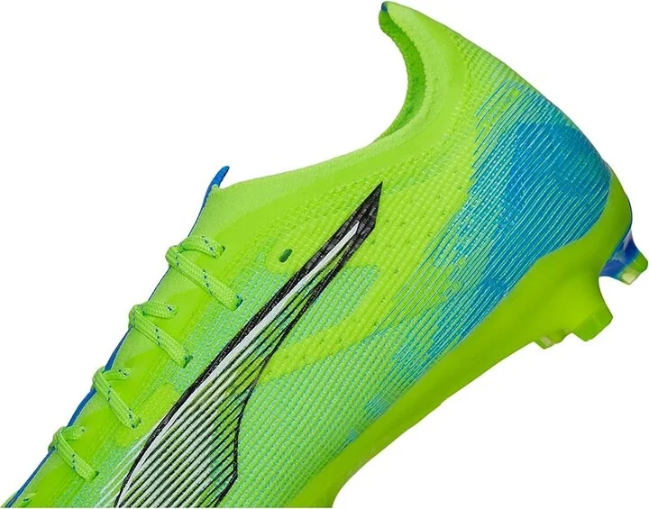 PUMA Ultra 5 Pro Firm, Artificial Ground Soccer Cleats Men's Soccer Shoes Fizzy Apple/PUMA White/Bluemazing : 11 D - Medium, Rubber - Image 7