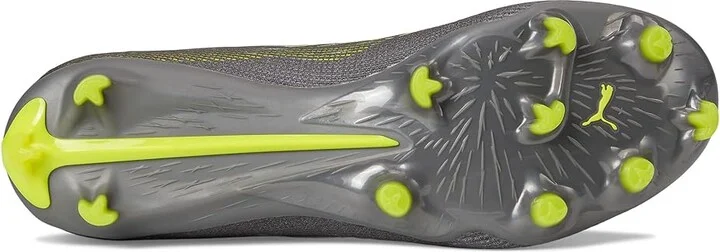 PUMA Ultra 5 Pro Firm, Artificial Ground Soccer Cleats Men's Soccer Shoes Matte Aged Silver-Yellow Alert-Sun Struck : 7.5 D - Medium - Image 3