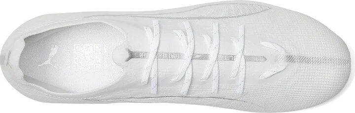 PUMA Ultra 5 Pro Firm, Artificial Ground Soccer Cleats Men's Soccer Shoes Puma White-Puma White : 7.5 D - Medium, Leather - Image 2