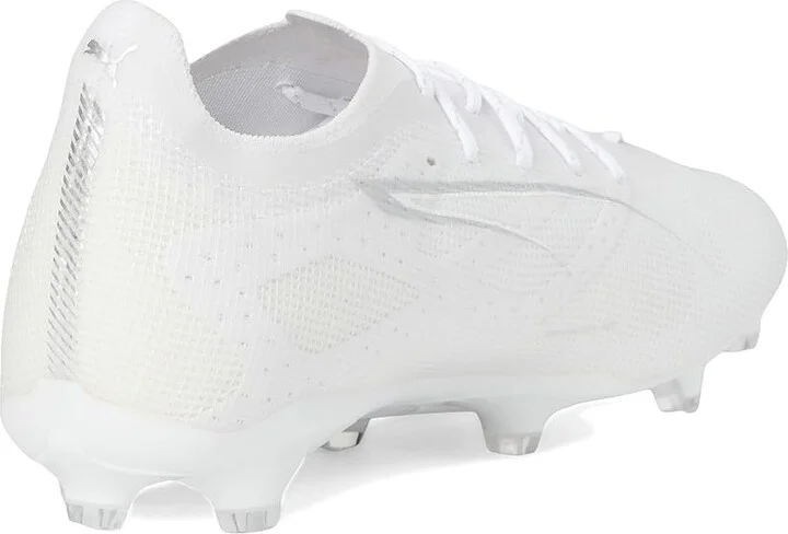 PUMA Ultra 5 Pro Firm, Artificial Ground Soccer Cleats Men's Soccer Shoes Puma White-Puma White : 7.5 D - Medium, Leather - Image 4