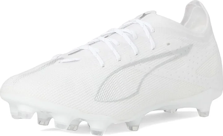 PUMA Ultra 5 Pro Firm, Artificial Ground Soccer Cleats Men's Soccer Shoes Puma White-Puma White : 7.5 D - Medium, Leather - Image 5