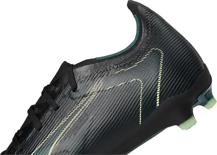 PUMA Ultra 6 Match Firm, Artificial Ground Soccer Cleats Men's Soccer Shoes Black/Fizzy Light/Green Terrain : 8 D - Medium, Textile - Image 7