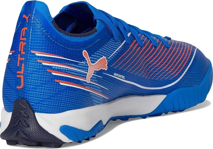 PUMA Ultra 6 Match Turf Trainer Soccer Cleats Men's Soccer Shoes Ultra Blue/White/Glowing Red : 12 D - Medium, Textile - Image 4