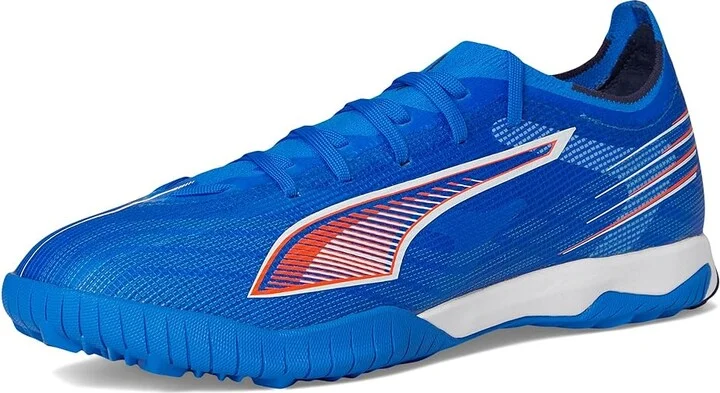 PUMA Ultra 6 Match Turf Trainer Soccer Cleats Men's Soccer Shoes Ultra Blue/White/Glowing Red : 12 D - Medium, Textile - Image 5