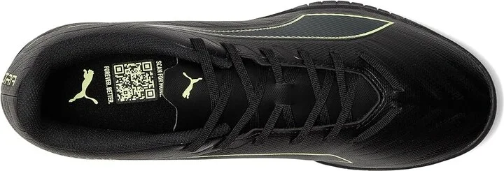 PUMA Ultra 6 Play Turf Trainer Soccer Cleats Men's Soccer Shoes Black/Fizzy Light/Green Terrain : 10.5 D - Medium, Synthetic - Image 2