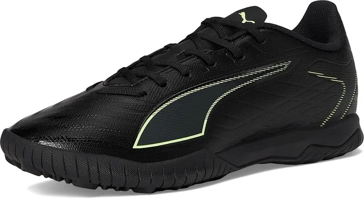 PUMA Ultra 6 Play Turf Trainer Soccer Cleats Men's Soccer Shoes Black/Fizzy Light/Green Terrain : 10.5 D - Medium, Synthetic - Image 5