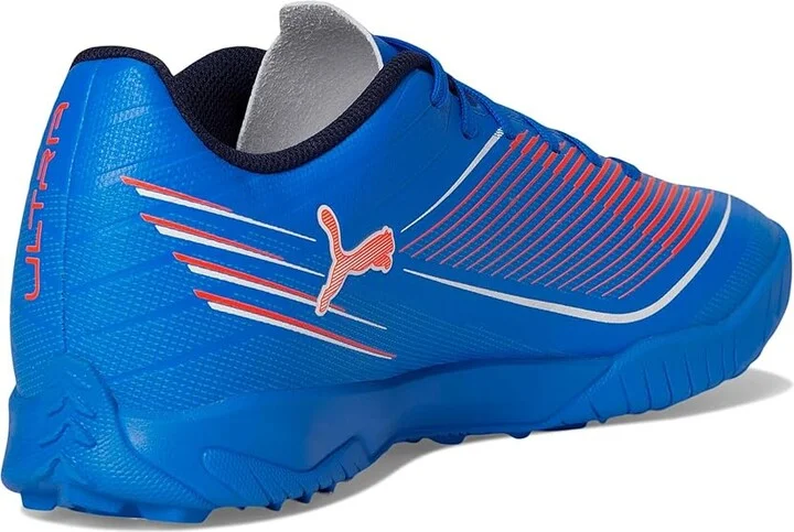 PUMA Ultra 6 Play Turf Trainer Soccer Cleats Men's Soccer Shoes Ultra Blue/White/Glowing Red : 10.5 D - Medium, Synthetic - Image 4