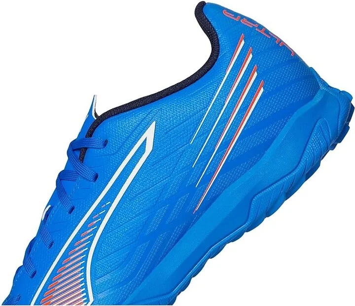 PUMA Ultra 6 Play Turf Trainer Soccer Cleats Men's Soccer Shoes Ultra Blue/White/Glowing Red : 10.5 D - Medium, Synthetic - Image 7