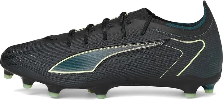 PUMA Ultra 6 Pro Firm, Artificial Ground Soccer Cleats Men's Soccer Shoes Black/Fizzy Light/Green Terrain : 8 D - Medium, Synthetic - Image 6
