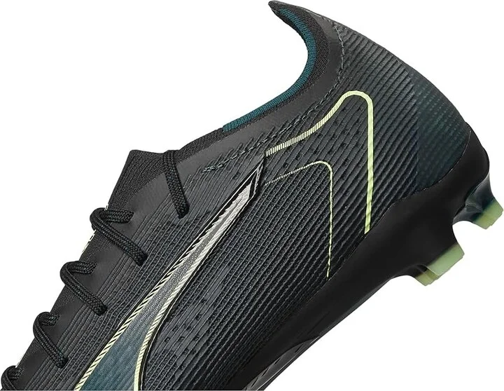 PUMA Ultra 6 Pro Firm, Artificial Ground Soccer Cleats Men's Soccer Shoes Black/Fizzy Light/Green Terrain : 8 D - Medium, Synthetic - Image 7