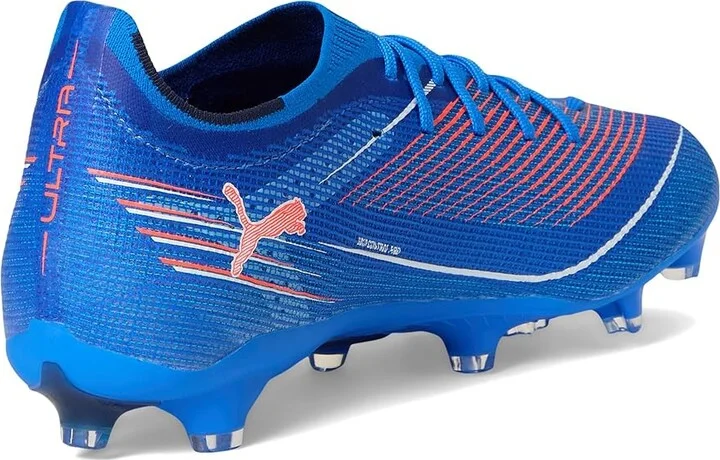 PUMA Ultra 6 Pro Firm, Artificial Ground Soccer Cleats Men's Soccer Shoes Ultra Blue/White/Glowing Red : 7.5 D - Medium, Synthetic - Image 4