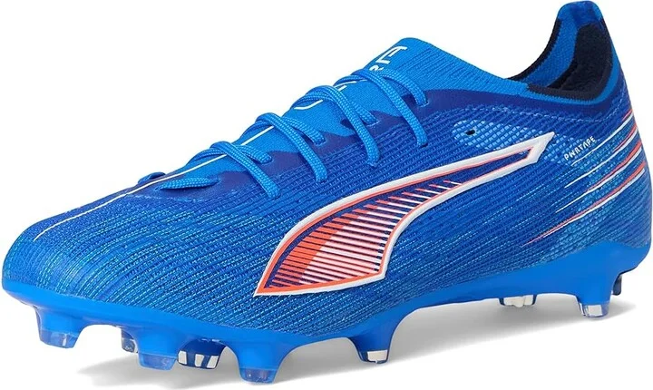 PUMA Ultra 6 Pro Firm, Artificial Ground Soccer Cleats Men's Soccer Shoes Ultra Blue/White/Glowing Red : 7.5 D - Medium, Synthetic - Image 5