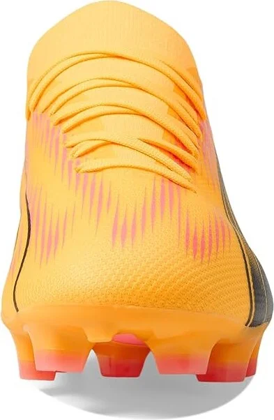 PUMA Ultra Match Firm Ground/Artificial Ground Soccer Cleats Women's Shoes Sun Stream/Puma Black/Sunset Glow : 5.5 B - Medium, Synthetic - Image 3