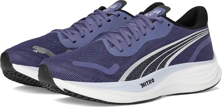 PUMA Velocity Nitro 3 Running Shoes Men's Running Shoes Blue Crystal/Puma Black : 8.5 D - Medium, Synthetic