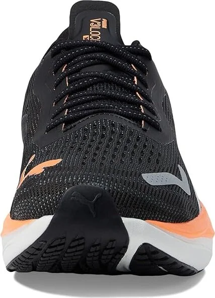 PUMA Velocity Nitro 3 Running Shoes Men's Running Shoes PUMA Black/PUMA Silver/Neon Citrus : 11.5 D - Medium, Synthetic/Textile - Image 5