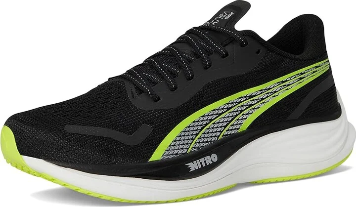 PUMA Velocity Nitro 3 Running Shoes Men's Running Shoes Puma Black/Yellow Alert : 9.5 D - Medium, Synthetic - Image 5