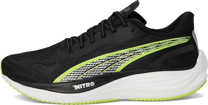 PUMA Velocity Nitro 3 Running Shoes Men's Running Shoes Puma Black/Yellow Alert : 9.5 D - Medium, Synthetic - Image 6